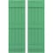 Ekena Millwork Americraft 5-Board, 3 Batten Exterior Real Wood Joined Board-n-Batten Shutters, ARW401BB518X60LPH, PR ARW401BB518X60LPH - alternate 1